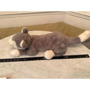 Jellycat Hudson Husky Large HUD1H Dog Puppy Gray Soft Stuffed Toy Plush  19"